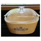 LR - Vintage CorningWare Blue Cornflower and Pyrex Bakeware Collection