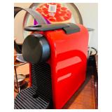 LR - Assorted Kitchenware Collection with Nespresso Machine, Pizza Pan, Garlic Baker, and More