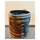 DR/ Hutch - Handcrafted Pottery Pitcher and 2 Mug Set with Blue-Brown Glaze