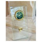 LR - Barware and Decor Collection with Movado Desk Clock, Cocktail Set, and Glassware