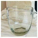 LR - Barware and Decor Collection with Movado Desk Clock, Cocktail Set, and Glassware