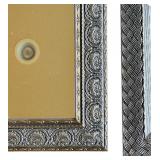 LR - Set of 3 Decorative Rectangular Mirrors with Silver Frames