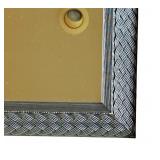 LR - Set of 3 Decorative Rectangular Mirrors with Silver Frames