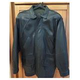 LR - Marc New York Black Leather Jacket Size M