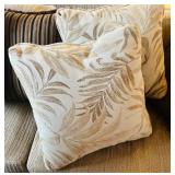 LR - Set of 9 Decorative Throw Pillows Assorted Patterns