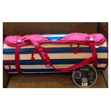 LR - Nautical Anchor Beach Tote and Family Blanket with Wet/Dry Pouch