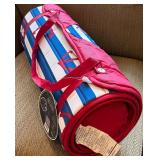 LR - Nautical Anchor Beach Tote and Family Blanket with Wet/Dry Pouch