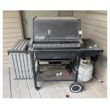D - Weber Skyline Series Propane Grill with Side Shelves