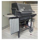 D - Weber Skyline Series Propane Grill with Side Shelves