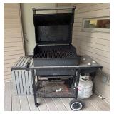 D - Weber Skyline Series Propane Grill with Side Shelves