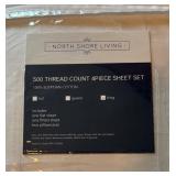 U - Two North Shore Living 500 Thread Count King Sheet Sets