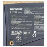 U - InFocus LP755 Projector with Carrying Case and User Guide