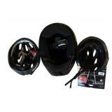 U - Set of 3 Helmets - Bell, Snoforce and Safety First