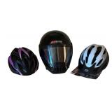 U - Set of 3 Helmets - Bell, Snoforce and Safety First