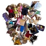 U - Four American Girl Doll Collection with Clothing and Accessories