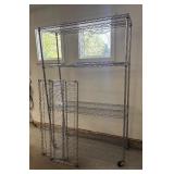 G - Six Shelf Metal Storage Rack on Casters