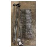 G - 4-Shelf Metal Storage Rack with Casters