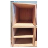 LL - Wooden Modular Storage Cubes with Adjustable Shelves, Set of 6