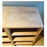 LL - Wooden Modular Storage Cubes with Adjustable Shelves, Set of 6