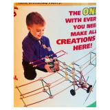 LL - Vintage Tinkertoy Classic Mega Construction Set 325 Pieces in Canister