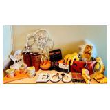 LL - Large Halloween Decor Collection with Bowls, Plates, Lights, Spreader Knives and Animated Prop