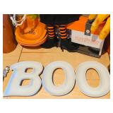 LL - Large Halloween Decor Collection with Bowls, Plates, Lights, Spreader Knives and Animated Prop