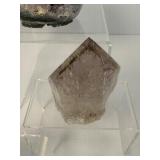 Amethyst Misc Lot of 3: light point with rainbows & inclusion from Madagascar 202 gm./7 oz., one eyed geode hedgehog 250 gm./9 oz., small standing geode piece 29 gm./1 oz.