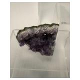 Amethyst Misc Lot of 3: light point with rainbows & inclusion from Madagascar 202 gm./7 oz., one eyed geode hedgehog 250 gm./9 oz., small standing geode piece 29 gm./1 oz.