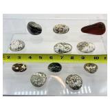 Ocean Jasper Palmstone Lot of 11: 324gm/11.4oz.