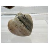 Ocean Jasper Polished Hearts Lot of 5: 287 gm./10 oz., 240 gm./8.5 oz., 107 gm./3.8 oz., 89 gm./3.1 oz., 39 gm./1.4 oz. Total Lot Weight: 3/4 kilo/1.7 lb.: