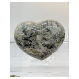 Ocean Jasper Polished Hearts Lot of 5: 287 gm./10 oz., 240 gm./8.5 oz., 107 gm./3.8 oz., 89 gm./3.1 oz., 39 gm./1.4 oz. Total Lot Weight: 3/4 kilo/1.7 lb.: