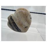 Ocean Jasper Polished Hearts Lot of 5: 287 gm./10 oz., 240 gm./8.5 oz., 107 gm./3.8 oz., 89 gm./3.1 oz., 39 gm./1.4 oz. Total Lot Weight: 3/4 kilo/1.7 lb.: