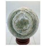 Ocean Jasper Sphere 1.45 kilo/3 lb.3 oz.