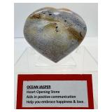 Ocean Jasper Polished Heart 332gm/11.7oz.