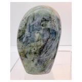 Labradorite Lot of 2 purple standing labradorite freeforms 479 gm./1 lb. and 309 gm./11oz.