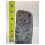 Labradorite Lot of 2 purple standing labradorite freeforms 479 gm./1 lb. and 309 gm./11oz.