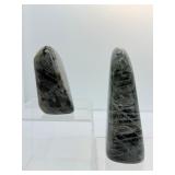 Labradorite Polished Lot of 2 Freeforms: 479 gm./1 lb., 309 gm./11 oz.