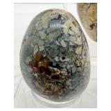 Ibis Jasper Polished Lot of 3: Freeform 496 gm./1 lb., Egg 343 gm./12 oz., and Tumble 89 gm./3.1 oz.