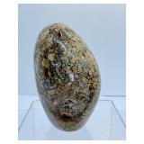 Ibis Jasper polished lot of 3: Freeform 368 gm./13 oz., obelisk 152 gm./ 5.4 oz., massage wand 123 gm./4.3 oz.