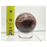 Sardonyx Sphere 63mm 331 gm./11.5 oz.