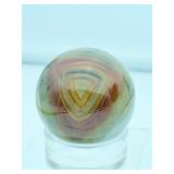 Sardonyx Misc. Lot of 3: 2 spheres 40mm, 94 gm./3.3 oz., non-standing freeform 70 gm./2.5 oz.