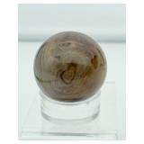 Sardonyx Misc. Lot of 3: 2 spheres 40mm, 94 gm./3.3 oz., non-standing freeform 70 gm./2.5 oz.