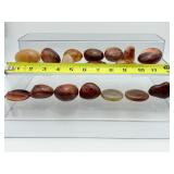 Carnelian palmstone lot of 17: 789 gm./1 lb. 12 oz.