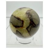 Septarian Sphere: 65mm, 410 gm./14.6 oz.