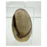 Septarian Polished Lot of 3: Large Freeform 841 gm./1 lb. 14 oz, small freeform 197 gm./7 oz., large double terminated generator wand 323 gm./11 oz.