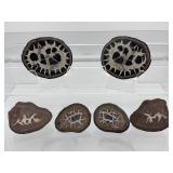 Septarian Nodules Lot of 3: 309 gm./11 oz.