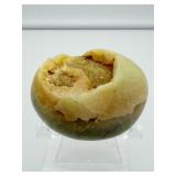 Green Opal Druzy Palmstone: 101 gm./11.7oz.