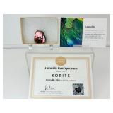 Ammolite Gem Specimen from the KORITE Ammolite Mine, Alberta, Canada 10 gm, /.4 oz.