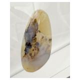 Orca Agate palmstone in 3D Floating Frame: 219 gm./7.7 oz.