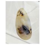 Orca Agate palmstone in 3D Floating Frame: 219 gm./7.7 oz.